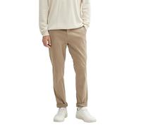 Tom Tailor Herren Slim Fit Chino Hose mit Gürtel,32240 - Mountain Taupe, 31/32