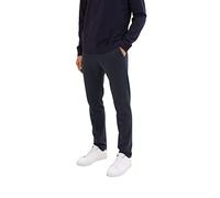 TOM TAILOR Herren Slim Fit Piqué Chino Hose im Jogger-Style mit Gummibund