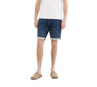 TOM TAILOR Herren Slim Jogg-Jeans Bermuda Shorts mit hohem Stretch, Tinted Blue Denim, 29