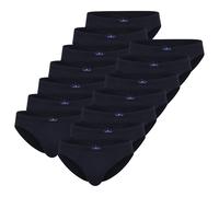 TOM TAILOR Herren Slips, 14er Pack - Mini-Slip, Briefs, Pure Cotton, Jersey, uni Blau / L L Blau