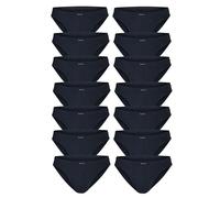 TOM TAILOR Herren Slips | 7 Stück in Dose | Baumwolle Change Daily (DE/NL/SE/PL, Alphanumerisch, M, Regular, Regular, 14 x Navy)