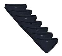 Minislip TOM TAILOR "Texas", Herren, Gr. 6L, blau (blau, dunkel, uni), Single Jersey, Obermaterial: 100% Baumwolle, unifarben, körpernah, Unterhosen Minislip, bequem, basic, eng, weich, atmungsaktiv,