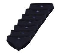TOM TAILOR Herren Slips, 7er Pack - Mini-Slip, Briefs, Pure Cotton, Jersey, uni Blau / 2XL XXL Blau