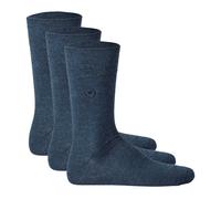 TOM TAILOR Herren Socken im Pack - Basic, einfarbig Blau 39-42 9er Pack (3x3P)