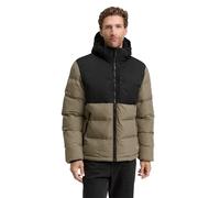 Steppjacke TOM TAILOR, Herren, Gr. 3XL, smokey olive grün, Obermaterial: 100% Polyester. Futter: 100% Polyester, unifarben, regular fit taillenbedeckt, elastischer Bund, Jacken Steppjacke, mit Kapuze 