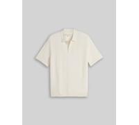 Tom Tailor STRUCTURED KNIT POLO XL 1051022-10348 Gardenia White (935095) Weiß XL