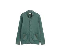 TOM TAILOR Herren 1048026 Strickjacke mit Stehkragen, 14171-Jasper Green, M