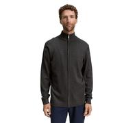 TOM TAILOR Herren 1047571 Strickjacke, 10617-Black Grey Melange, S