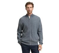 Tom Tailor - Strickjacke mit Stehkragen blau - Gr. - L