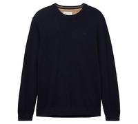 Tom Tailor Herren Basic Strickpullover mit Rundhalsausschnitt
