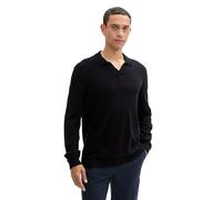 TOM TAILOR Herren Strickpullover mit Kaschmir-Anteil,29999 - Black, XXL