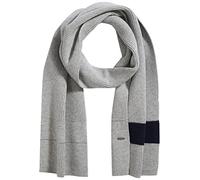 TOM TAILOR Herren Strickschal 1026778, 14427 - Light Soft Grey Melange, ONESIZE