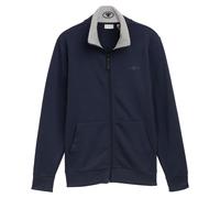 Tom Tailor Sweatjacke mit Stehkragen Sky Captain Blue XL