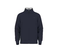 Tom Tailor Sweatjacke mit Stehkragen Printed Stand-up Baumwollmischung Sky Captain Blue 3XL