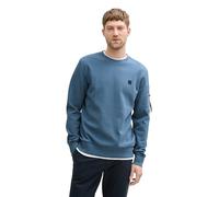 TOM TAILOR Herren Sweatshirt mit Logo-Badge
