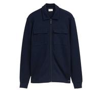 Tom Tailor Herren Sweatjacke 10668 Sky Captain Blue mit Polokragen XL