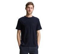TOM TAILOR - Jacquard T-Shirt mit Palmen-Motiv navy palm jacquard M
