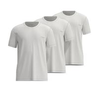 TOM TAILOR Herren T-Shirt, 3er Pack - Rundhals, Kurzarm, Single Jersey, Baumwolle, einfarbig Weiß L