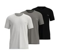 TOM TAILOR Herren T-Shirt, 3er Pack - Rundhals, Kurzarm, Single Jersey, Baumwolle, einfarbig XXL Schwarz