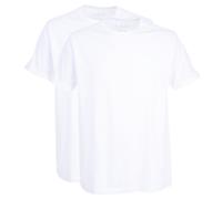 Tom Tailor Underwear Herren Shirt, 1/2, Rundhals 2er Pack Unterhemd,2er Pack|#2per Pack Weiß (Weiss 1000),Large (Herstellergröße:L/6)