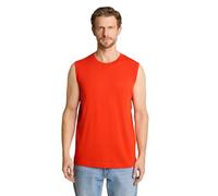 Tom Tailor - Tanktop mit Logo-Stickerei orange red - Gr. - XL