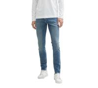 Tom Tailor Herren Troy Slim Fit Jeans mit Stretch,10113 - Clean Mid Stone Blue Denim, 34/34