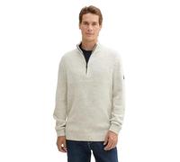 Tom Tailor Herren Troyer Pullover mit Strukturmix XXL