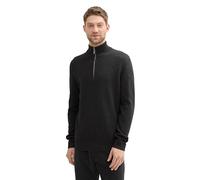 TOM TAILOR - Strukturierter Strick Troyer Black Grey Melange M