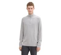 Troyer TOM TAILOR Gr. XL, grau (light stone grey melange) Herren Pullover (17296658-XL) light stone grey melange