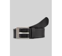 Ledergürtel TOM TAILOR "TTCALVIN" Gr. 80, schwarz Damen Gürtel (86704620-80) schwarz