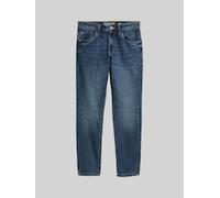 Regular-fit-Jeans TOM TAILOR "JOSH", Herren, Gr. 38, Länge 30, mid stone wash denim30, Denim/Jeans, Obermaterial: 98% Baumwolle, 2% Elasthan, unifarben, modisch, regular fit knöchellang, Jeans, im Fiv