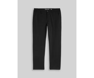 TOM TAILOR Herren TTRUPERT REGULAR Chino Hose, schwarz, Uni, Gr. 3XL/34