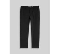 TOM TAILOR Herren TTRUPERT REGULAR Chino Hose, schwarz, Uni, Gr. XS/32