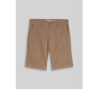 TOM TAILOR Herren TTSLIM Chino Shorts, braun, Uni, Gr. 28