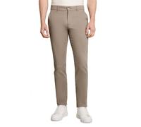 Tom Tailor Slim Fit Chino aus Baumwoll-Mix Modell 'TRAVIS' in Taupe, Größe 34/32