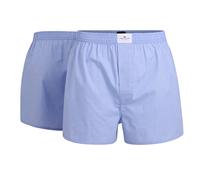 TOM TAILOR Herren Web-Boxershorts, 2er Pack - Pure Cotton, Westside C, kariert Blau M