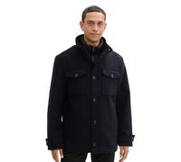 Tom Tailor Herren Wollmantel mit Brusttaschen,10668 - Sky Captain Blue, M