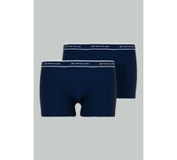 TOM TAILOR Herren Pants, Vorteilspack - Short, Single Jersey, Logobund, einfarbig Dunkelblau M 2er Pack (1x2P)