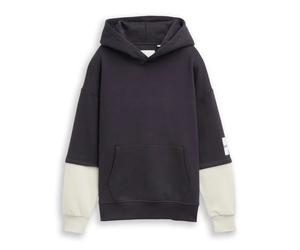 Tom Tailor Hoodie in Oversize Fit - Jungen - Gr. 128 - grau