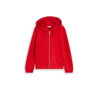 Tom Tailor - Hoodie Sweatjacke aus Scuba mid scarlet red - Gr. - L