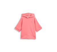 Tom Tailor - Hoodie Sweatshirt aus Scuba soft coral pink - Gr. - XS