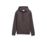 Tom Tailor Hoodie 1048635 Herren Tarmac Grau – 70% Baumwolle, 30% Polyester, mit Logostick XXL
