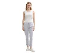 TOM TAILOR - Tapered Relaxed Hose navy irregular woven stripe 42/28