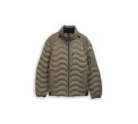 Tom Tailor - Hybrid Lightweight Steppjacke mit verstaubarer Kapuze faded leaf green - Gr. - L