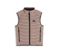 Tom Tailor - Hybrid Steppweste mit Stehkragen Driftwood Taupe - Gr. - XXL
