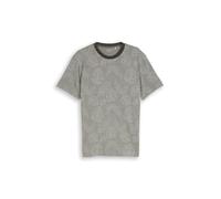 Tom Tailor - Jacquard T-Shirt mit Muster green leaf jacquard design - Gr. - L