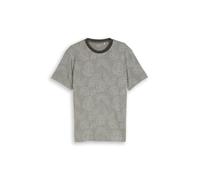 Tom Tailor - Jacquard T-Shirt mit Muster grün - Gr. - XL