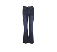 Schlagjeans TOM TAILOR "STELLA", Damen, Gr. 30, Länge 30, blau (dunkelblau), Denim/Jeans, Obermaterial: 98% Baumwolle, 2% Elasthan. Futter: 65% Baumwolle, 35% Polyester, unifarben, casual, bootcut fit