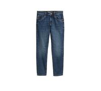 Regular-fit-Jeans TOM TAILOR "JOSH", Herren, Gr. 32, Länge 34, mid stone wash denim34, Denim/Jeans, Obermaterial: 98% Baumwolle, 2% Elasthan, unifarben, modisch, regular fit knöchellang, Jeans, im Fiv