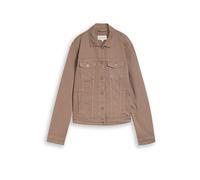 Tom Tailor Regular Fit Jeansjacke aus Baumwoll-Mix in Taupe, Größe XL